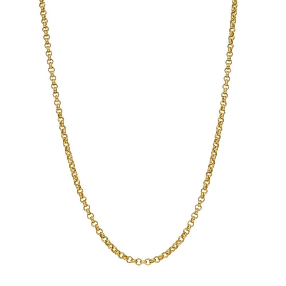 9ct Yellow Gold Belcher Chain - 20" - 5.6g