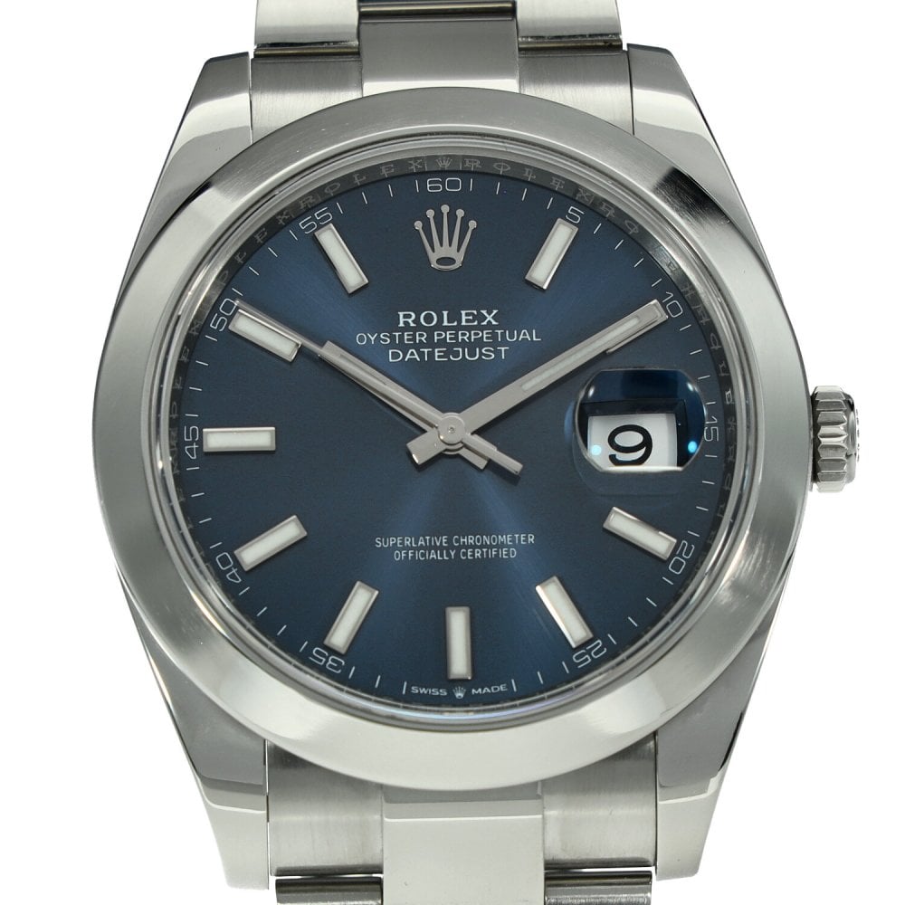 Datejust 41 126300 - Mens Watch - Blue Dial - 2021
