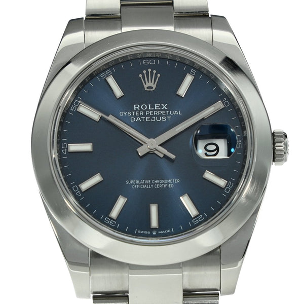 Datejust 41 126300 - Mens Watch - Blue Dial - 2021