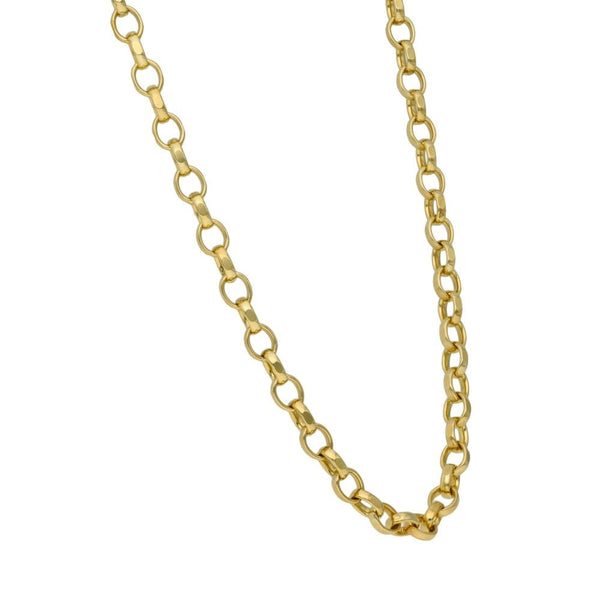 9ct Yellow Gold Belcher Chain - 24" - 20.8g