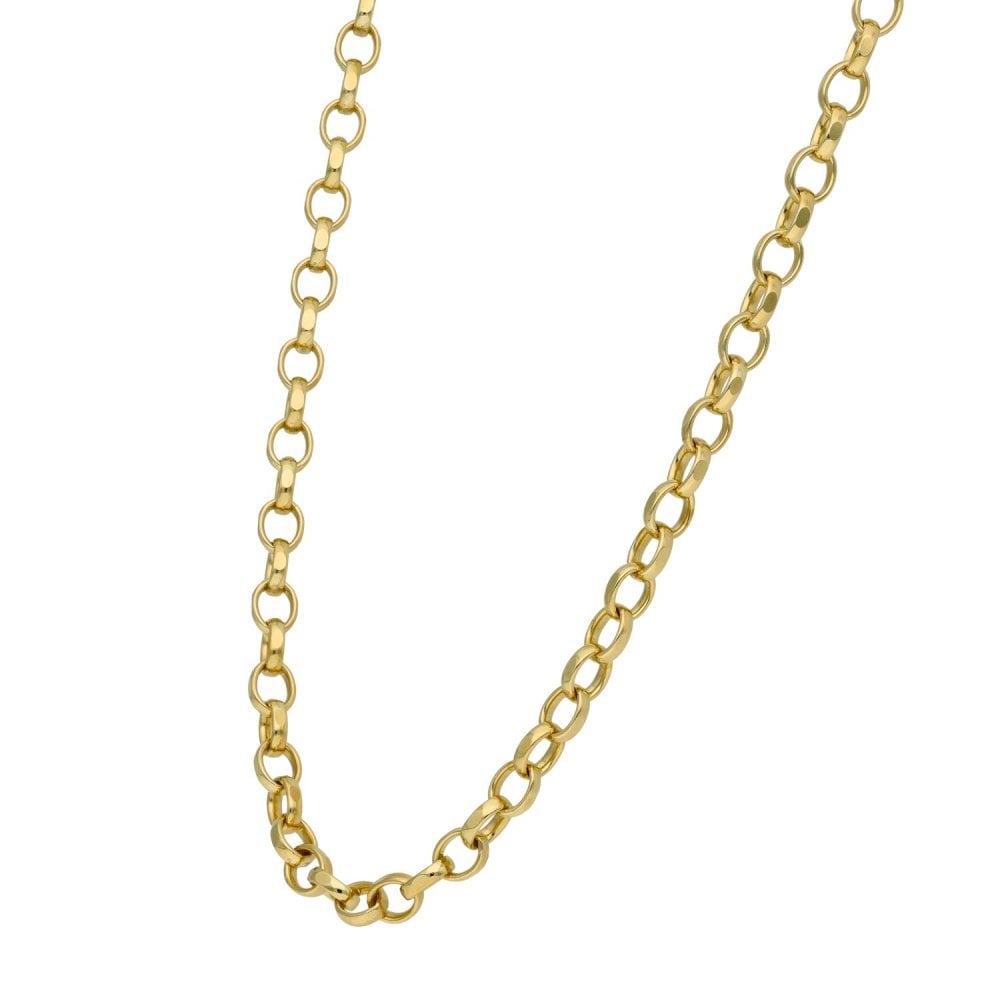 9ct Yellow Gold Belcher Chain - 24" - 20.8g
