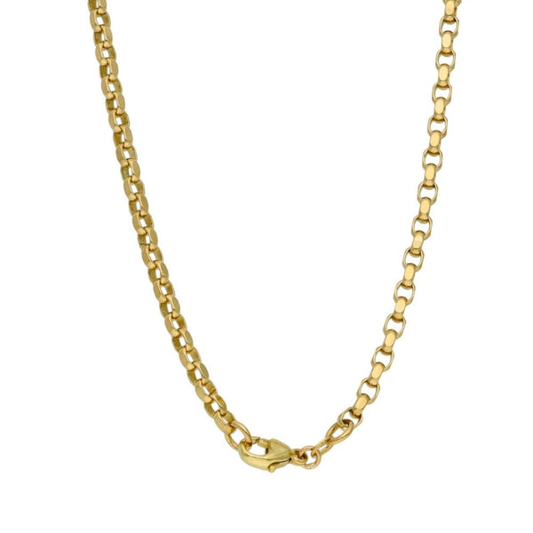 9ct Yellow Gold Belcher Chain - 20" - 16.4g