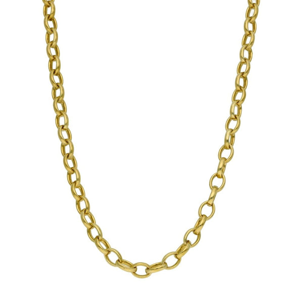 9ct Yellow Gold Belcher Chain - 25" - 22.9g