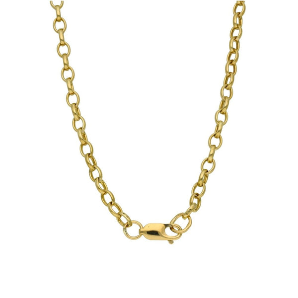 9ct Yellow Gold Belcher Chain - 25" - 22.9g