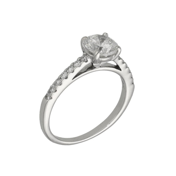 Ladies 18ct White Gold Diamond Engagement Ring - 1.22ct