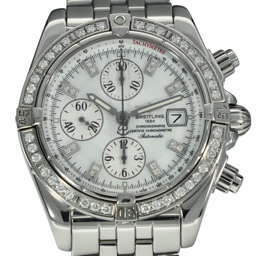 Chronomat Evolution A13356 - Mother of Pearl Diamond Dial - 2007