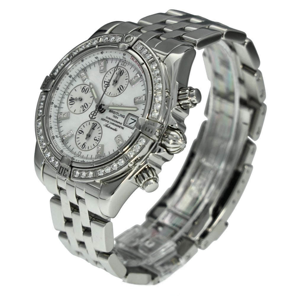 Chronomat Evolution A13356 - Mother of Pearl Diamond Dial - 2007