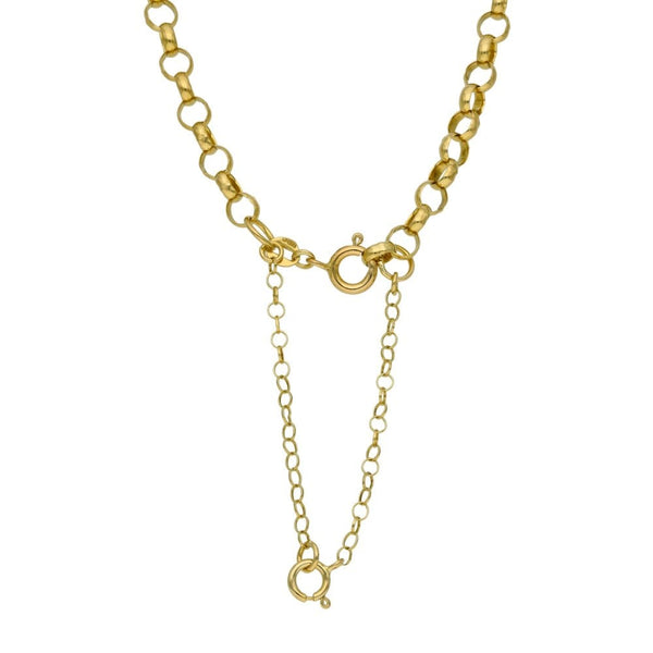 9ct Yellow Gold Round Belcher Chain - 20" - 15.0g