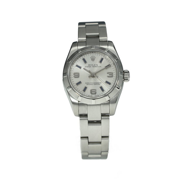 Oyster Perpetual 176210 - Ladies Watch - Silver Dial - 2008