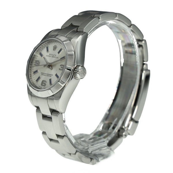 Oyster Perpetual 176210 - Ladies Watch - Silver Dial - 2008