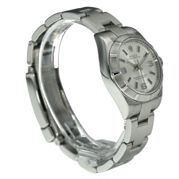 Oyster Perpetual 176210 - Ladies Watch - Silver Dial - 2008