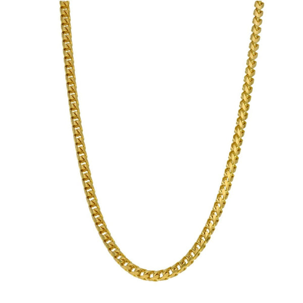 9ct Yellow Gold 22" Spiga Chain - 27.0g