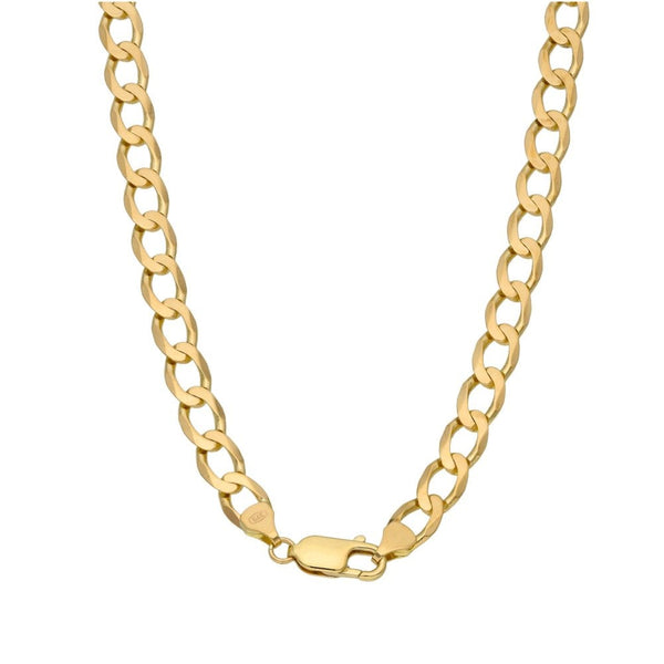 9ct Yellow Gold Curb Chain - 23.8g - 24"