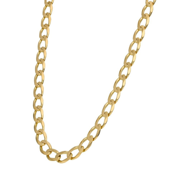 9ct Yellow Gold Curb Chain - 23.8g - 24"