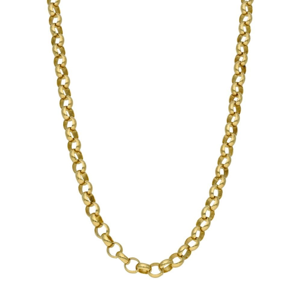 9ct Yellow Gold 24" Belcher Chain - 24.5g