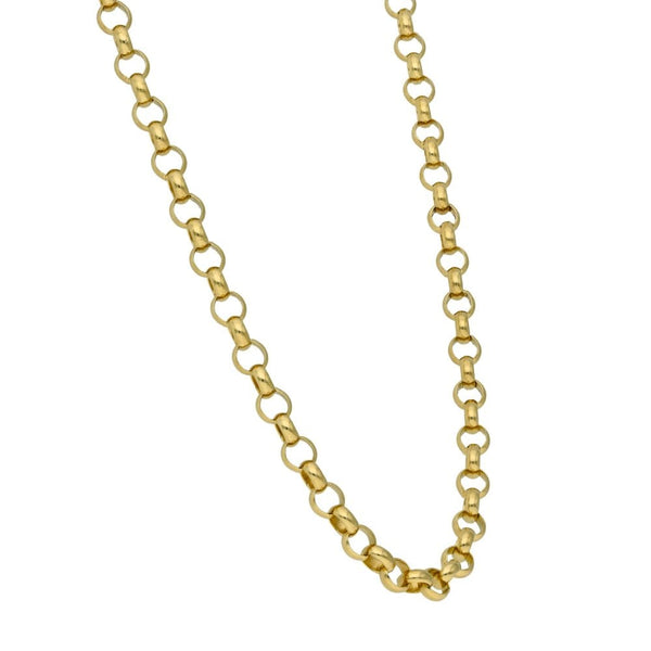 9ct Yellow Gold 24" Belcher Chain - 24.5g