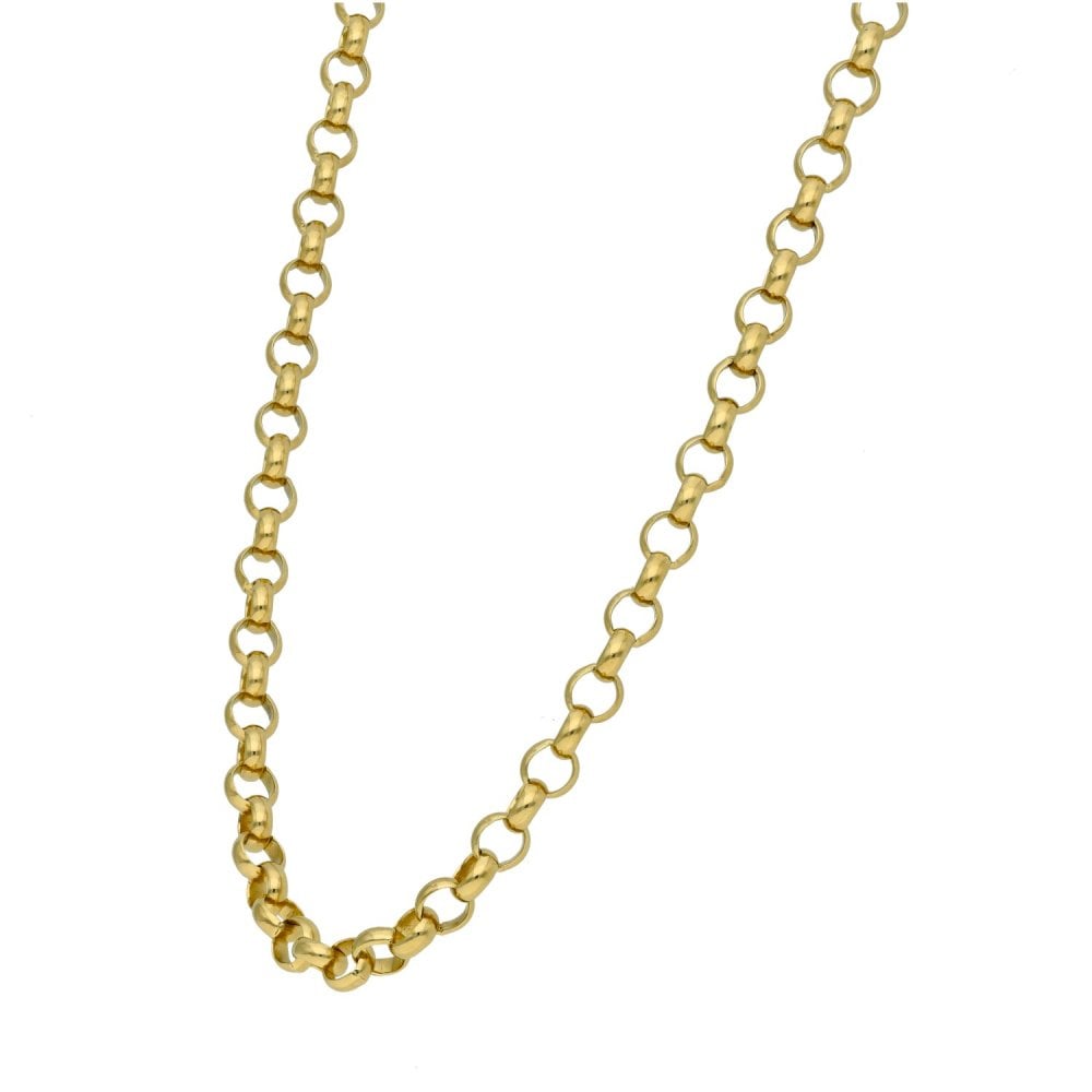 9ct Yellow Gold 24" Belcher Chain - 24.5g