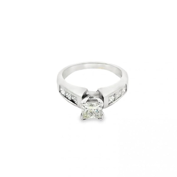 Ladies 18ct White Gold Diamond Engagement Ring - 1.00ct