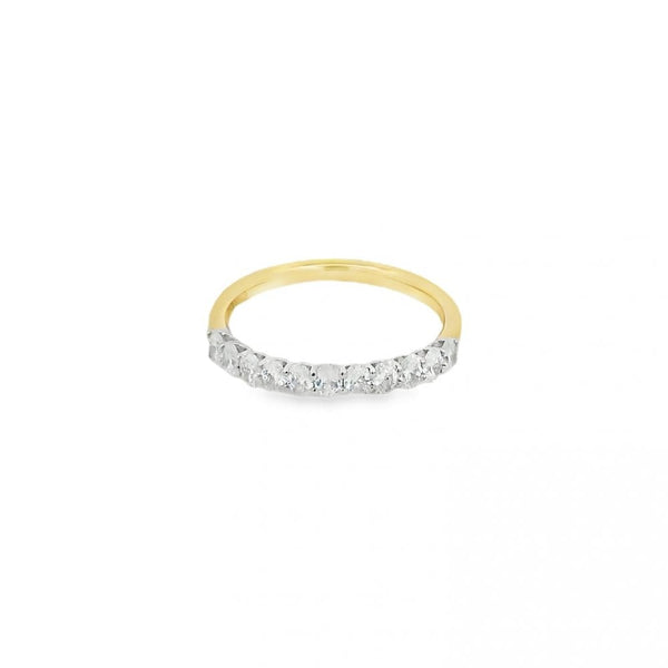 18ct Yellow Gold 0.60ct Diamond Set Eternity Ring - Size M