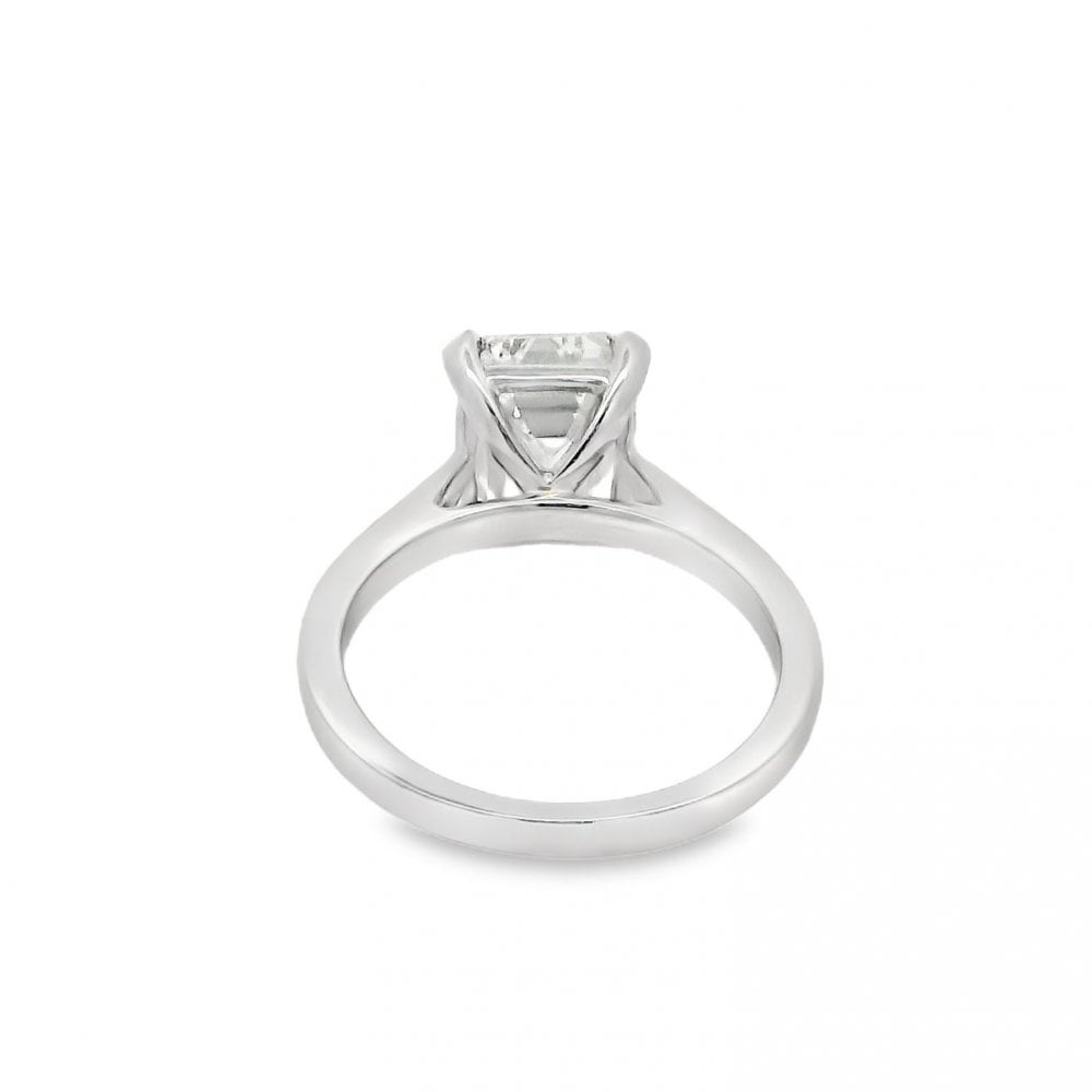 Platinum Certified Diamond Engagement Ring - VVS1 - 3.21ct