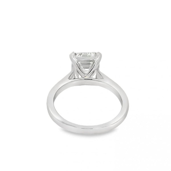 Platinum Certified Diamond Engagement Ring - VVS1 - 3.21ct