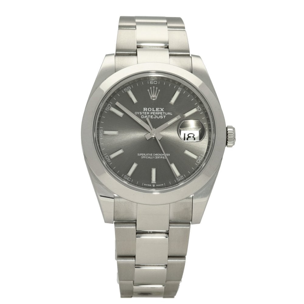 Datejust 126300 - Men's Watch - Grey Dial - 2020