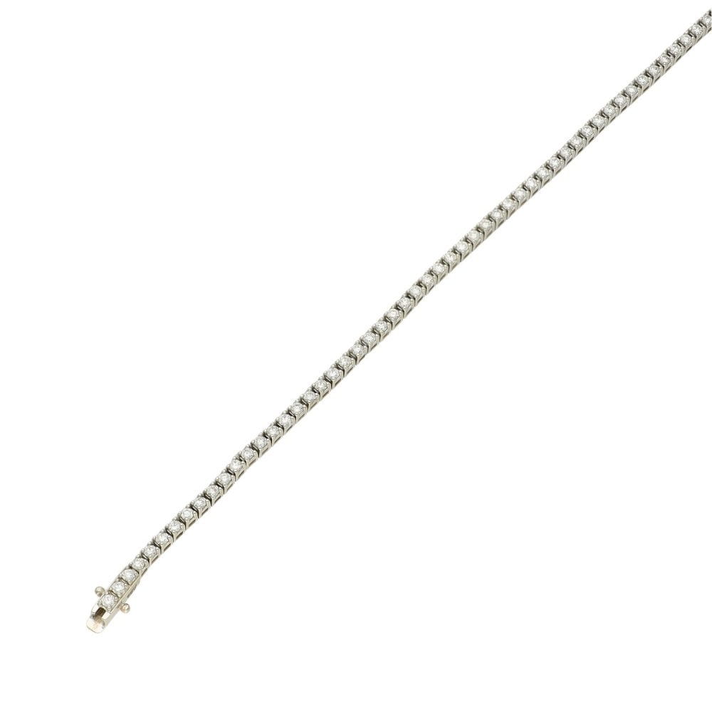 Platinum Diamond Tennis Bracelet - 7" - 10.0g - 1.50ct