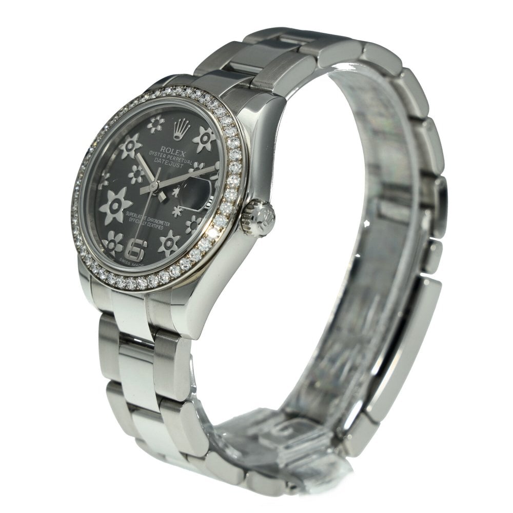 Datejust 178384 - Midsize Watch - Floral Dial Bezel - 2011