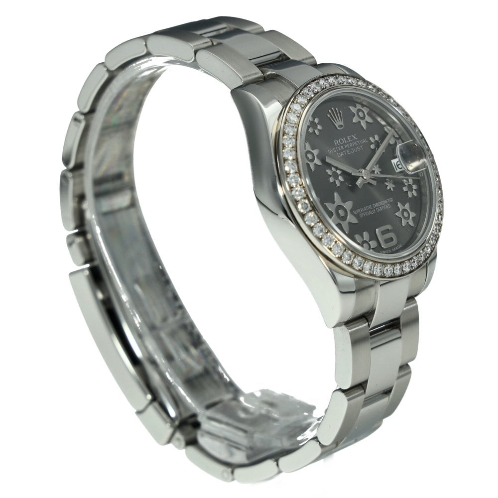 Datejust 178384 - Midsize Watch - Floral Dial Bezel - 2011
