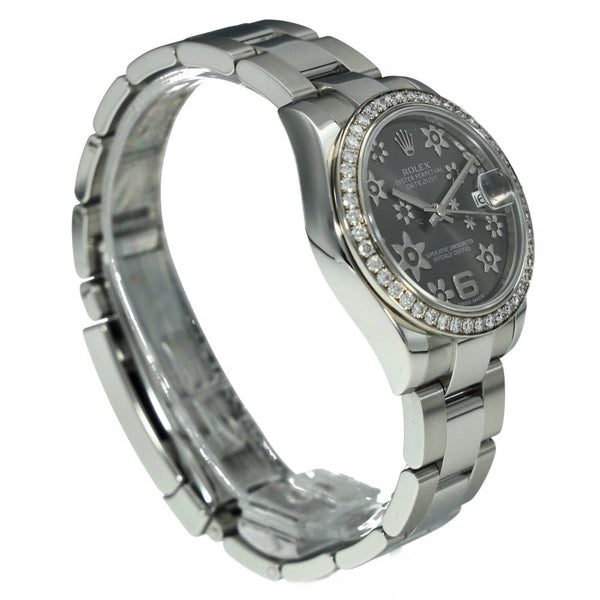Datejust 178384 - Midsize Watch - Floral Dial Bezel - 2011