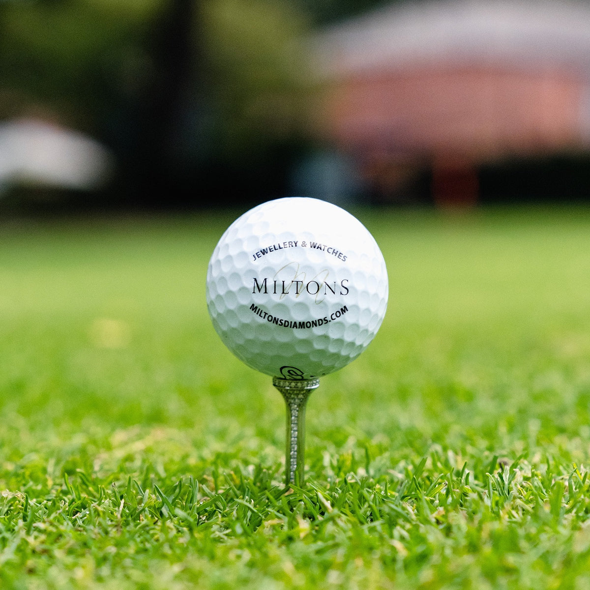 Platinum Diamond Golf Tee - 0.82ct - Lifesize Luxury