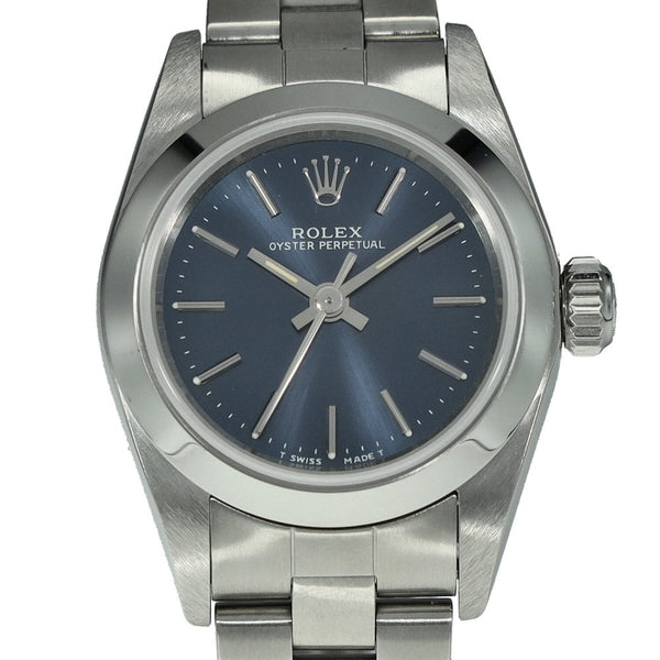 Oyster Perpetual 67180 - Ladies Watch - Blue Dial - 1998