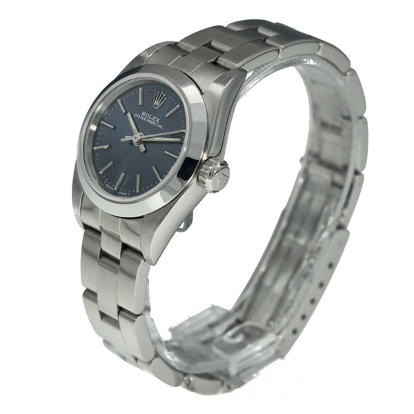 Oyster Perpetual 67180 - Ladies Watch - Blue Dial - 1998