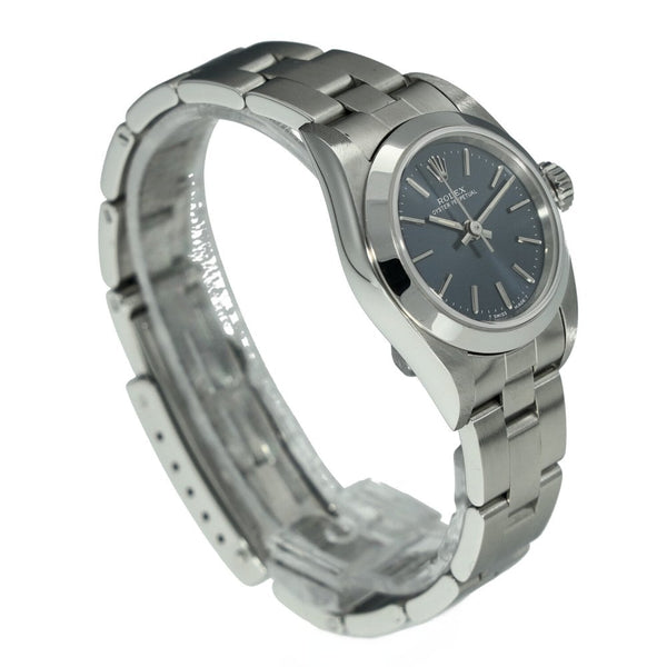Oyster Perpetual 67180 - Ladies Watch - Blue Dial - 1998