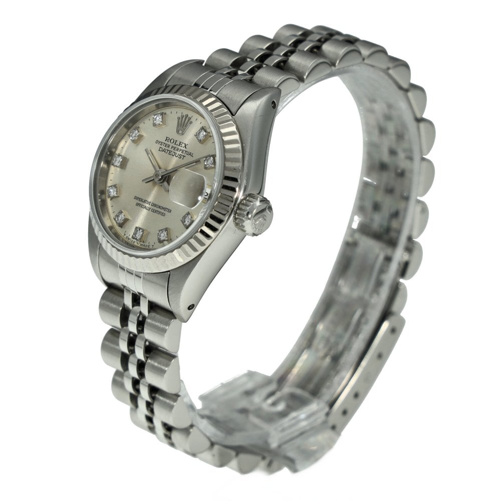 Lady Datejust 69174 - Silver Diamond Dial - 1992