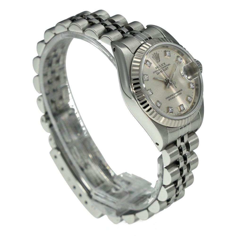 Lady Datejust 69174 - Silver Diamond Dial - 1992