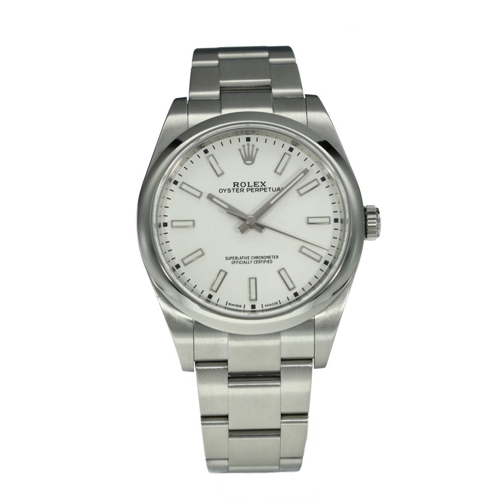 Oyster Perpetual 114300 - White Dial - 2019