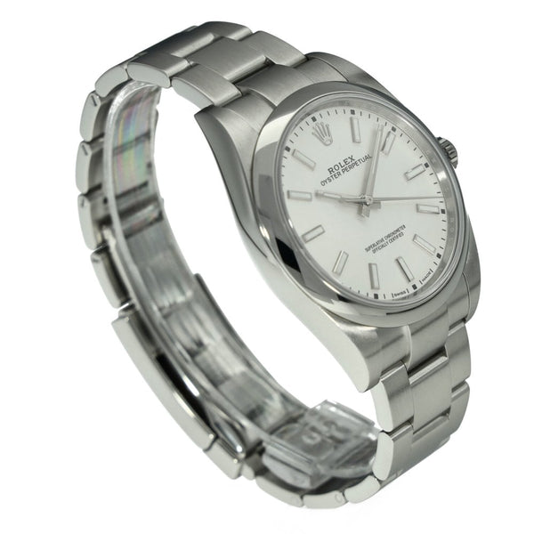 Oyster Perpetual 114300 - White Dial - 2019