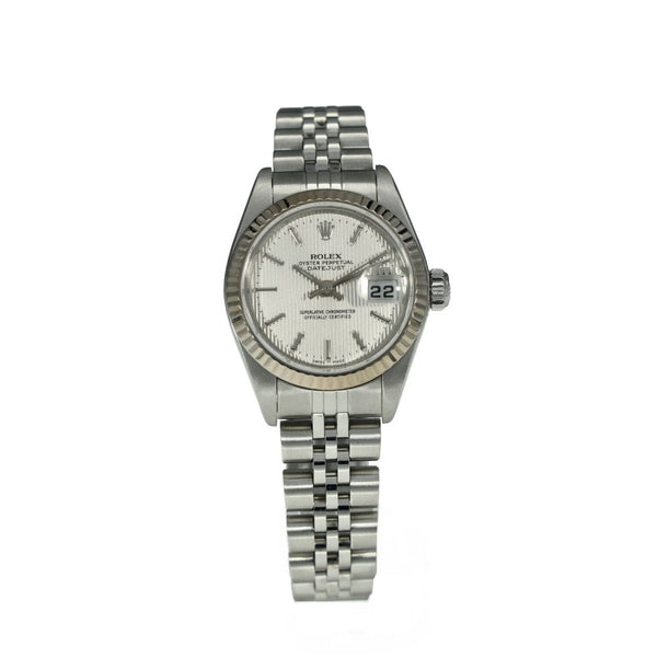 Lady-Datejust 79174 - Silver Striped Dial - 2003