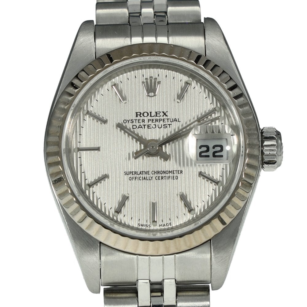 Lady-Datejust 79174 - Silver Striped Dial - 2003