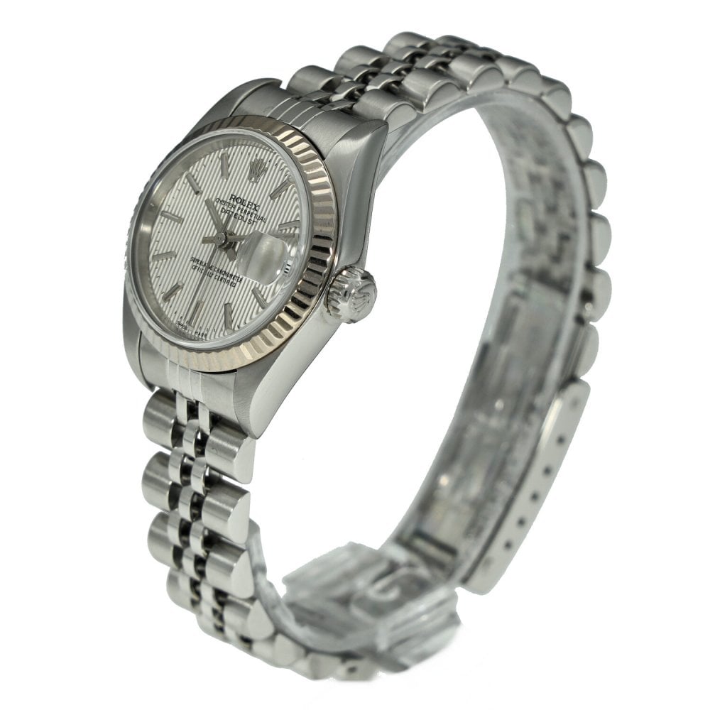 Lady-Datejust 79174 - Silver Striped Dial - 2003