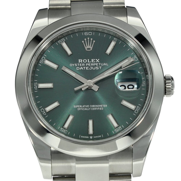 Datejust 41 126300 - Mint Green Dial - 2023