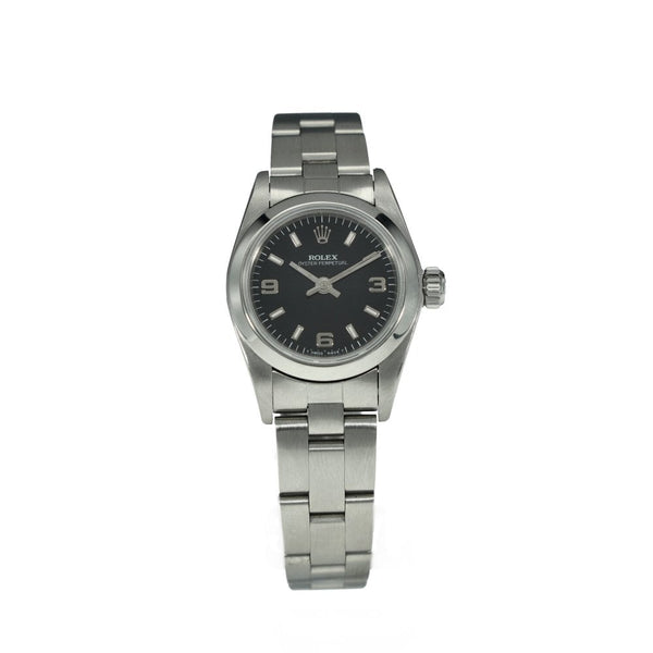 Oyster Perpetual 67180 - Ladies Watch - Black Dial - 1998