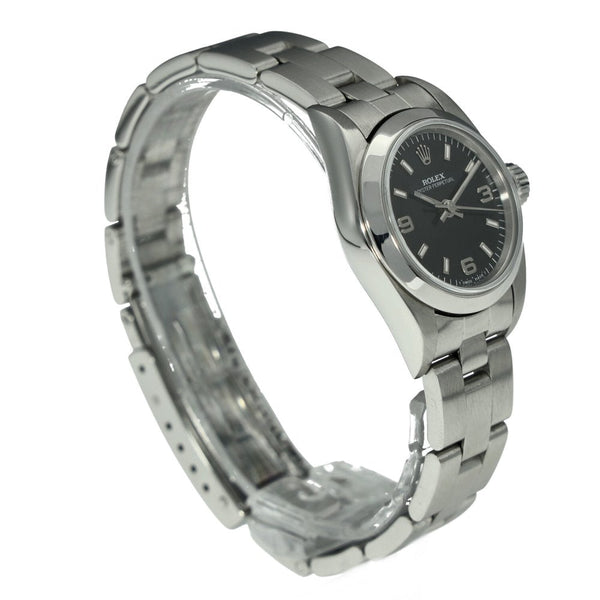 Oyster Perpetual 67180 - Ladies Watch - Black Dial - 1998