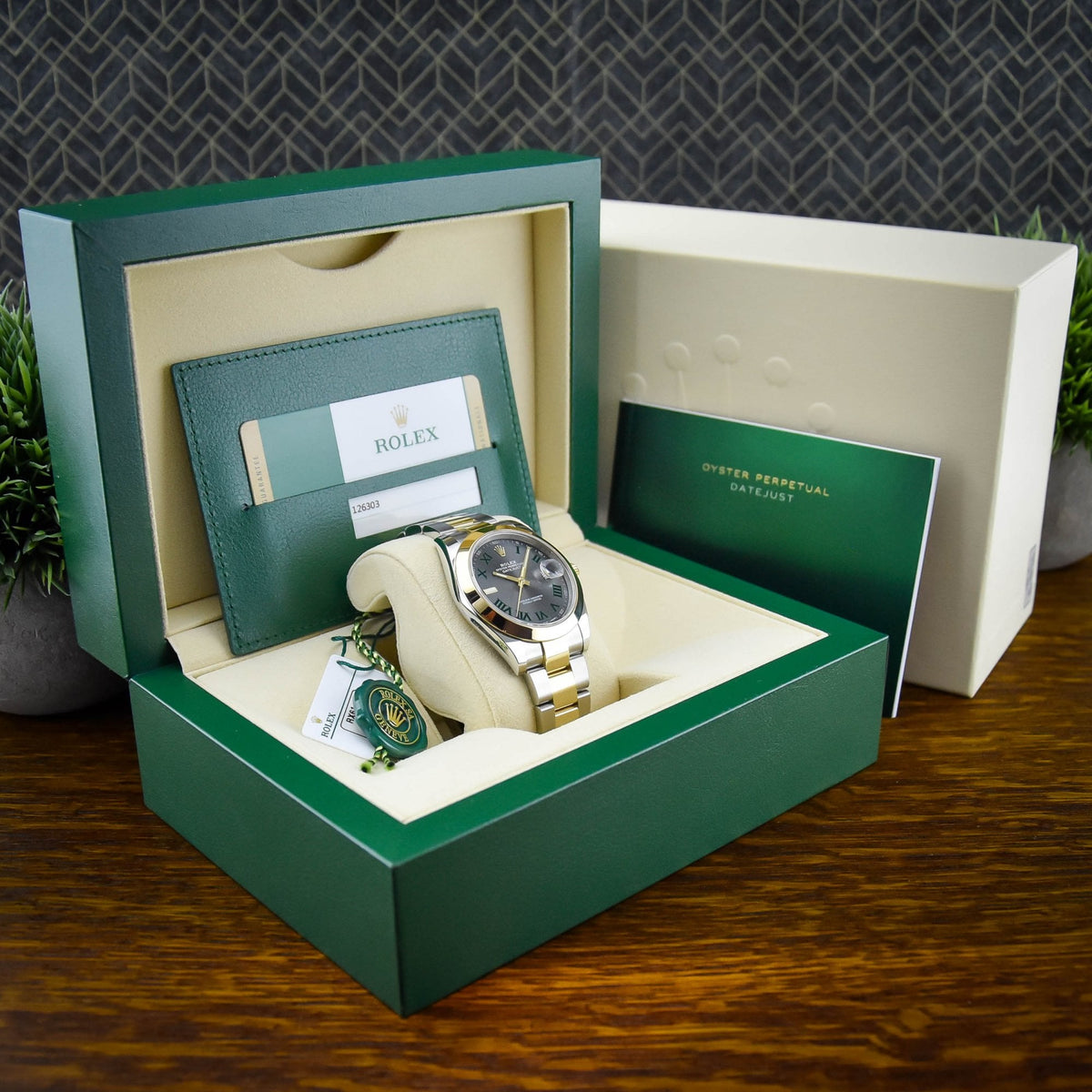 Datejust 41 126303 - Gents Watch - Wimbledon Dial - 2017