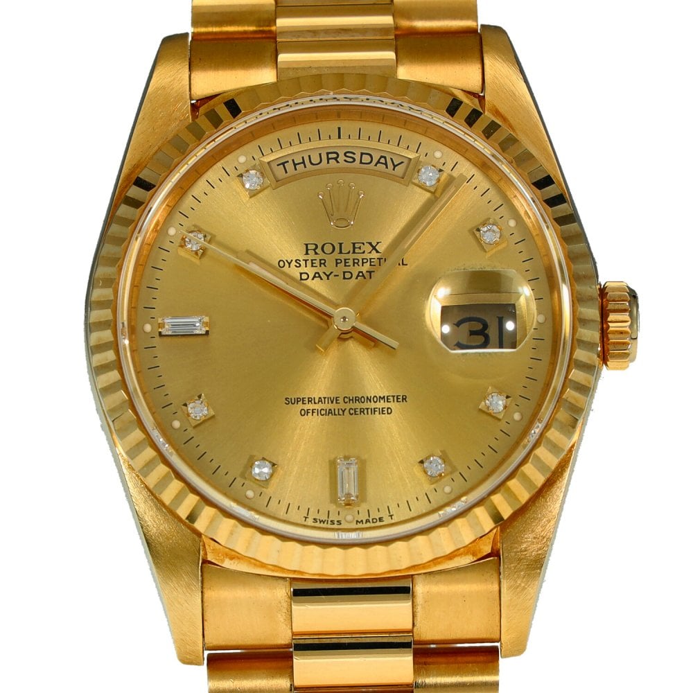 Day-Date 18238 - Champagne Diamond Dial - 1992