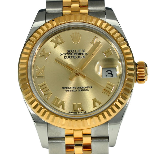 Lady Datejust 279173 - Champagne Roman Dial - 2017