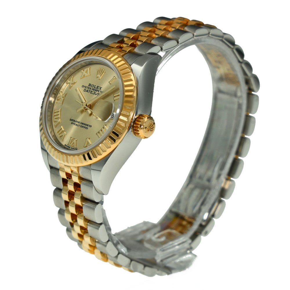 Lady Datejust 279173 - Champagne Roman Dial - 2017
