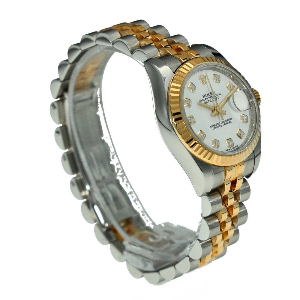 Lady Datejust 179173 - White Diamond Dial - 2014