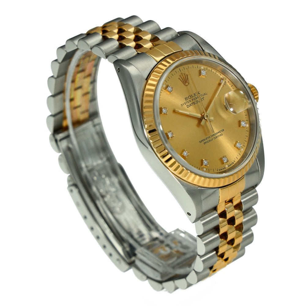 Datejust 36 16233 - Gents Watch - Diamond Dial - 1991